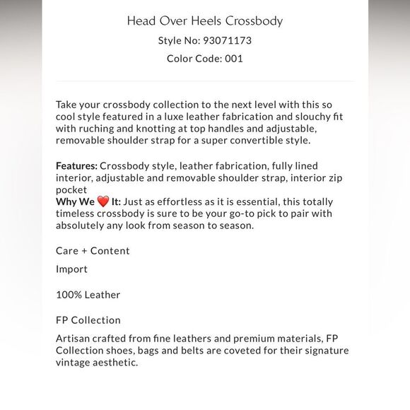 Free People Head Over Heels Leather Crossbody Bag in Red - Picture 3 of 12